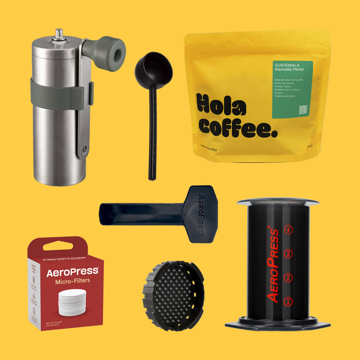 Aeropress Coffee And Espresso Maker - Hace Rápidamente Un De